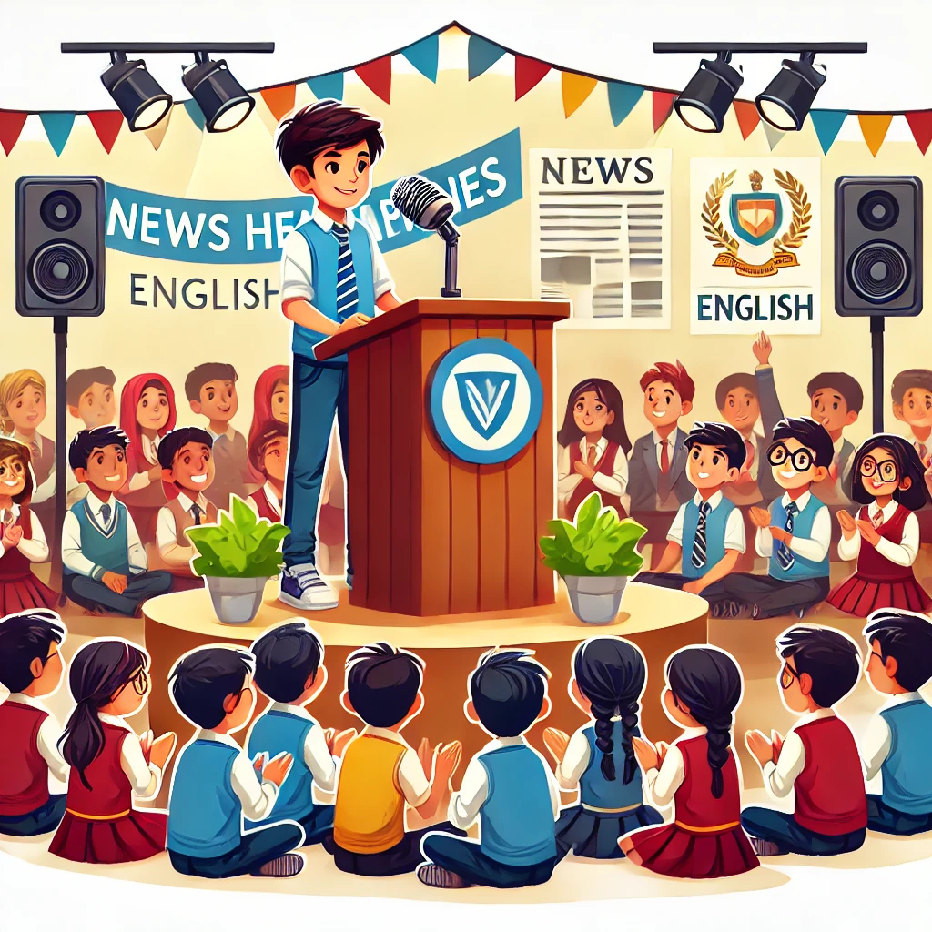 Today News Headlines in English for School Assembly