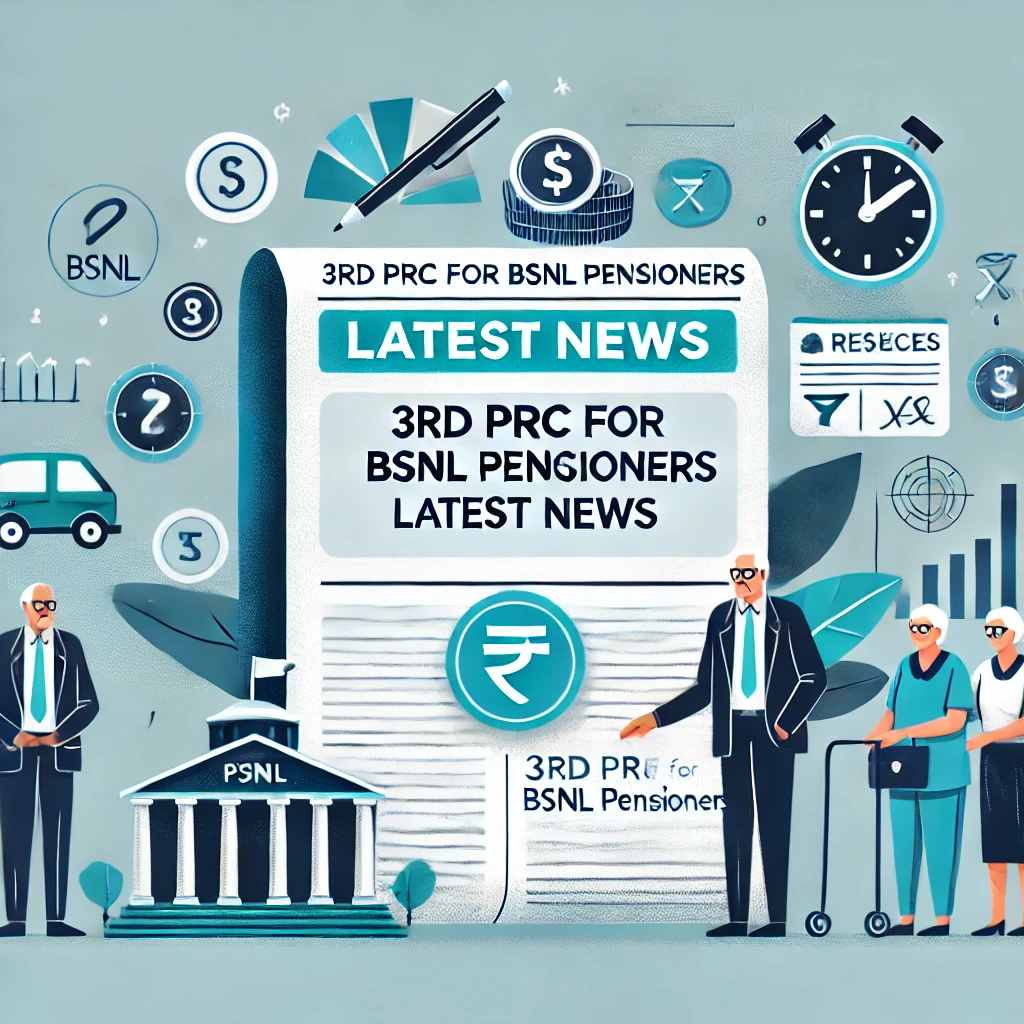 3rd prc for bsnl pensioners latest news